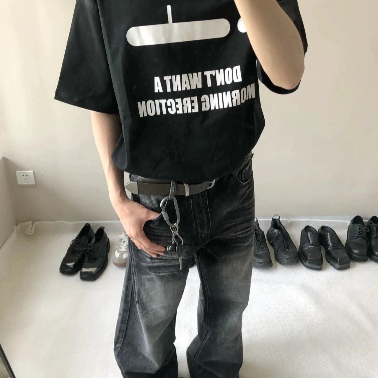 Retro Washed Black Distressed All-matching Jeans - Hipster Collections