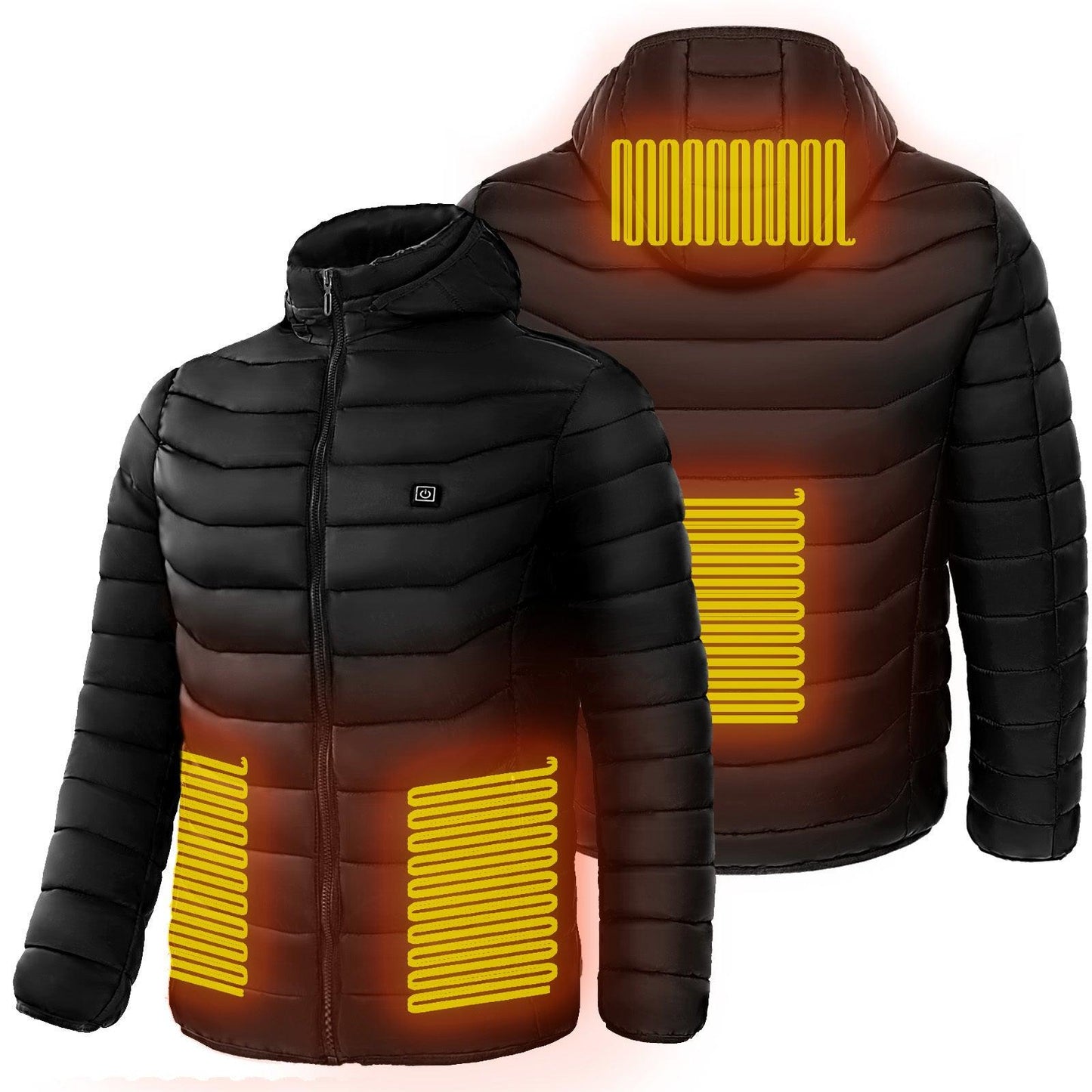 Heated Puffer Jacket - Hipster Collections