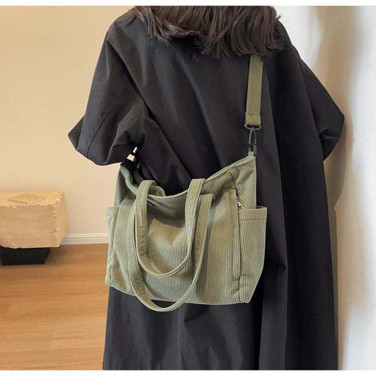 Commuter's All-matching Portable Art Student Large Capacity Shoulder Bag - Hipster Collections