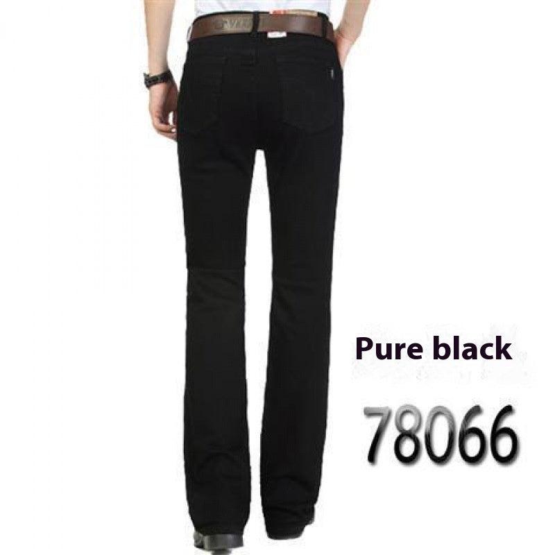 Men's Flared Pants Elastic Denim - Hipster Collections