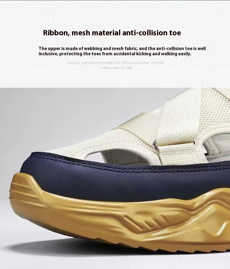 Men's Summer Platform Lightweight Non-slip Breathable Mesh Sandals - Hipster Collections