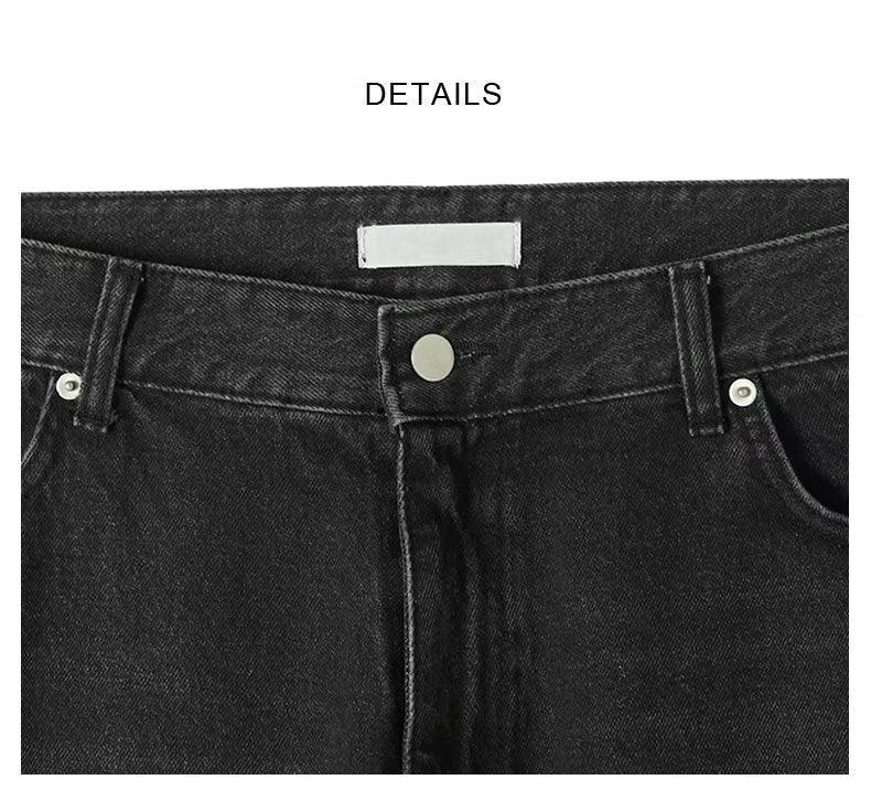 Men's American-style Retro Washed Straight Jeans - Hipster Collections