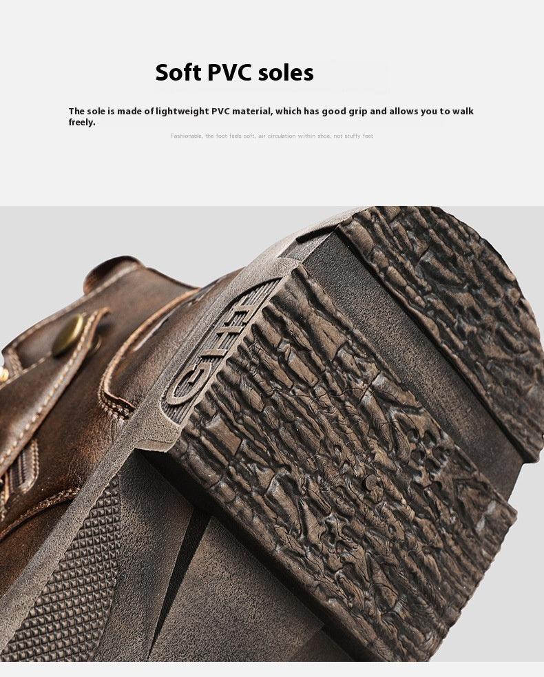Retro British Style High Cut Martin Boots For Men - Hipster Collections
