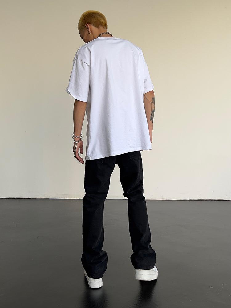 High Street Retro Casual Slightly Flared Jeans - Hipster Collections