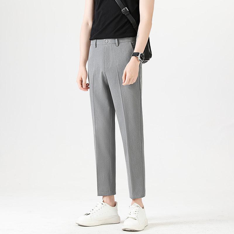 Light Luxury Men's Casual Small Trousers Stretch Pencil Pants Men's Trousers - Hipster Collections