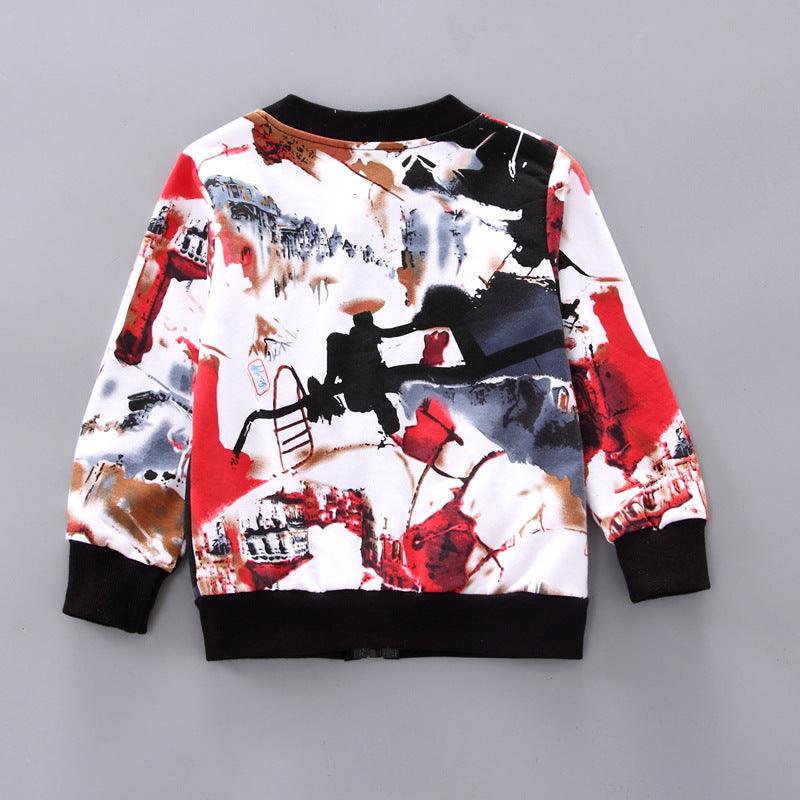 Boys Handsome Autumn And Winter Clothes Three-Piece Kid Clothes - Hipster Collections