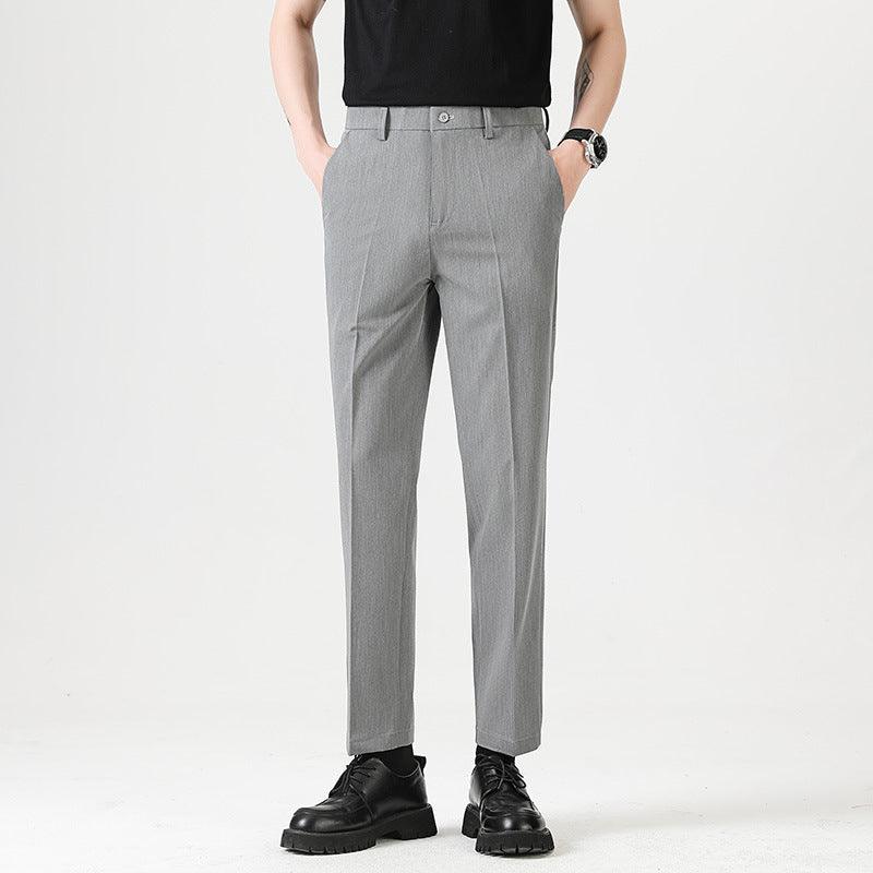 Light Luxury Men's Casual Small Trousers Stretch Pencil Pants Men's Trousers - Hipster Collections