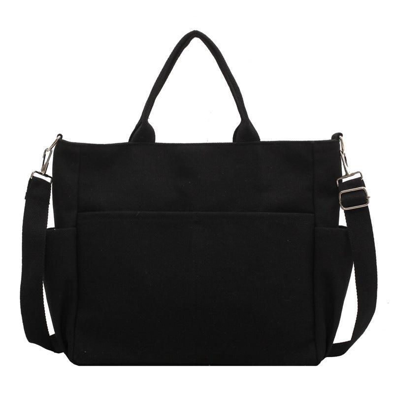 Women's Autumn Capacity Retro Simple Canvas Bag - Hipster Collections