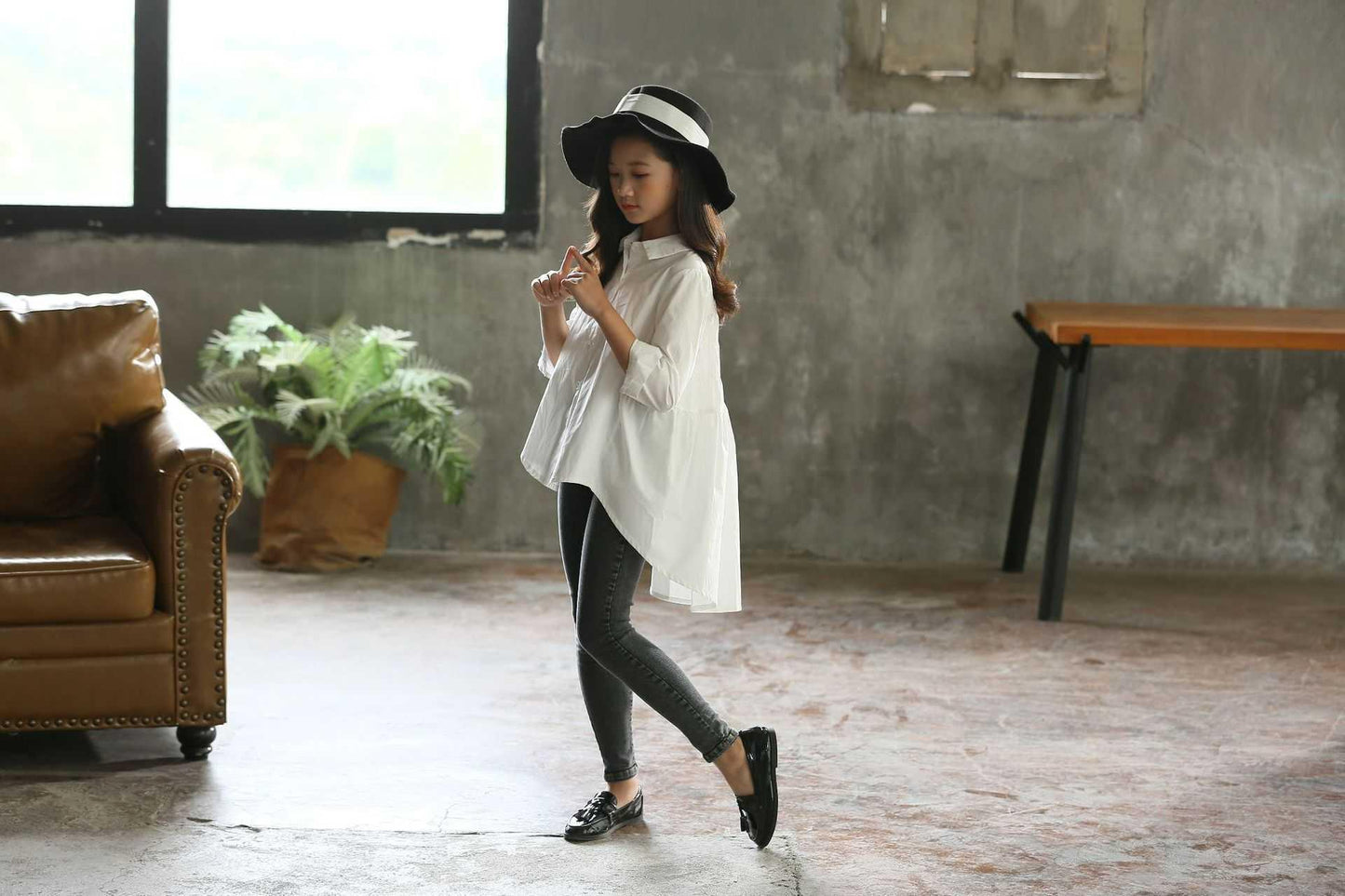 Girls' Big Kids Loose Fashionable Tops Korean Style Shirts Big Kids' Swallowtails - Hipster Collections