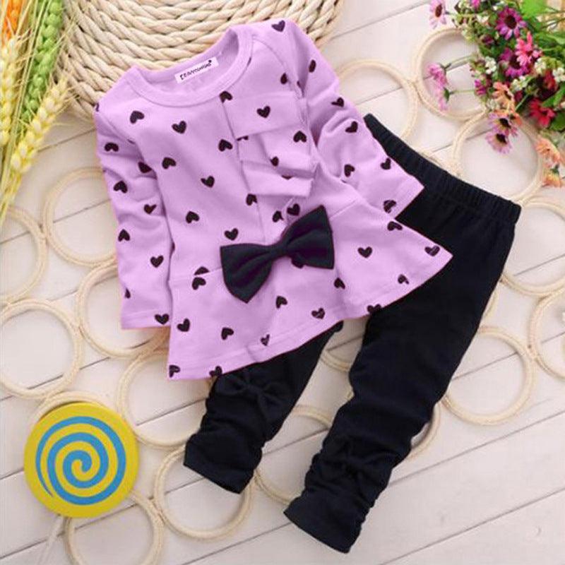 Love bow girl set - Hipster Collections