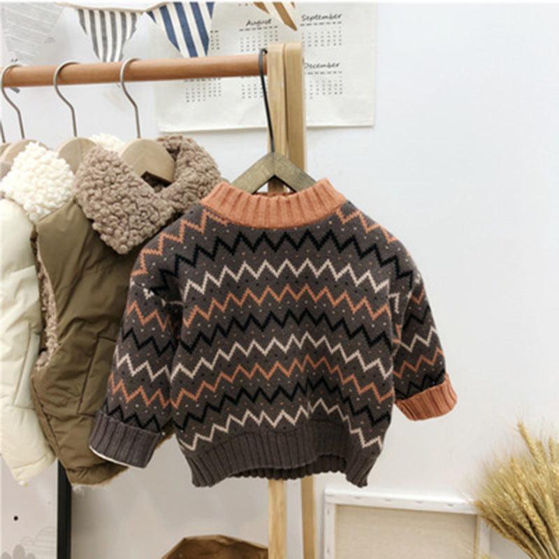 Korean Version Of Childrens Clothing Mens And Womens Baby Sweater - Hipster Collections