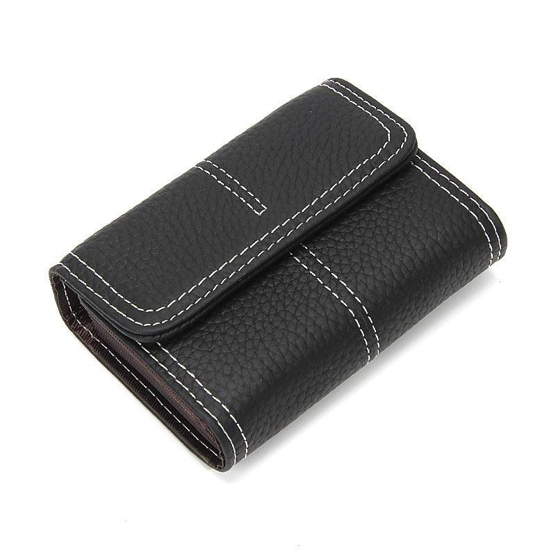 Large Capacity Women's Certificate Holder First Layer Cowhide Card Holder Wallet - Hipster Collections