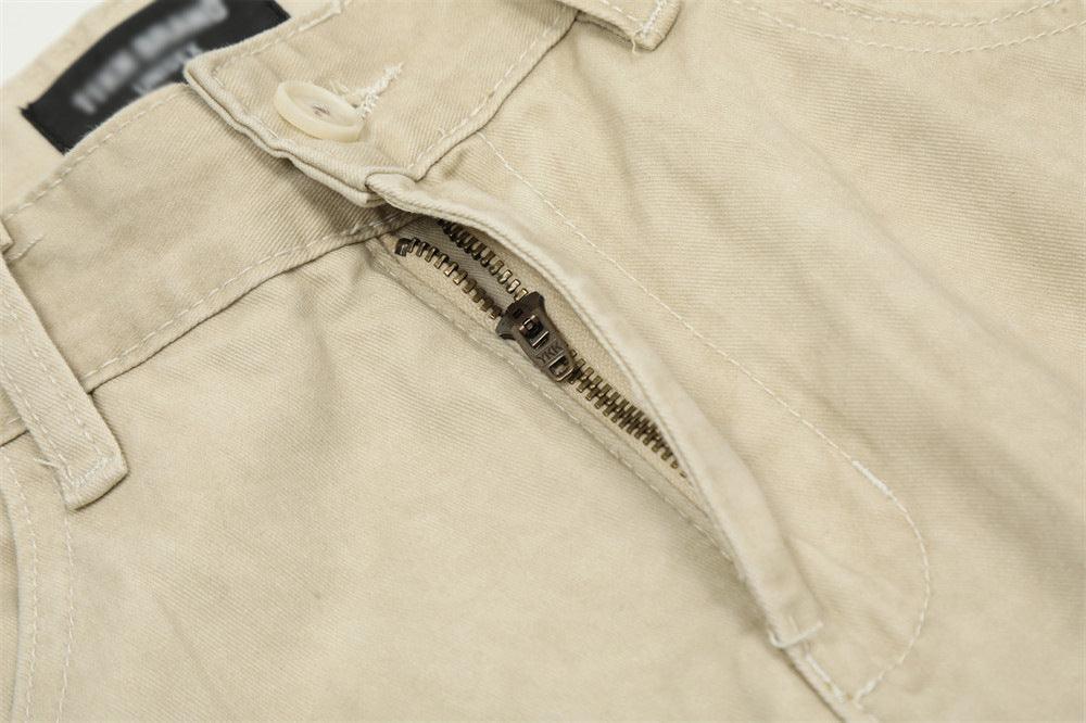 Washed Raw Edge Wide-leg Jeans Men - Hipster Collections