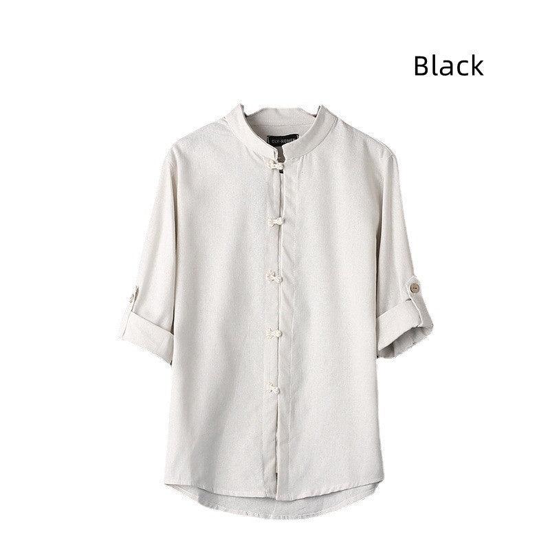 Men's Linen Vintage Plus Size Shirt - Hipster Collections