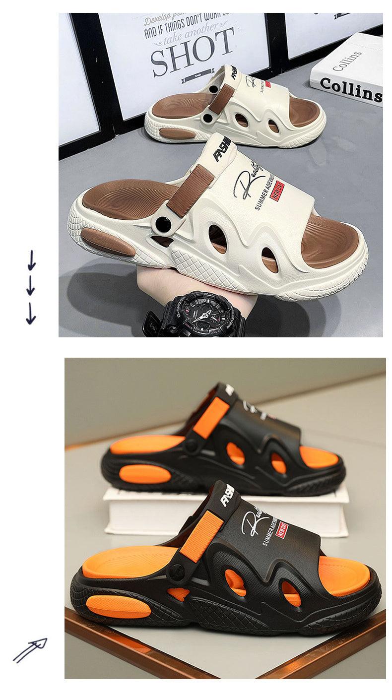 Slippers Men's Summer Outdoor Slip-on Sandals - Hipster Collections