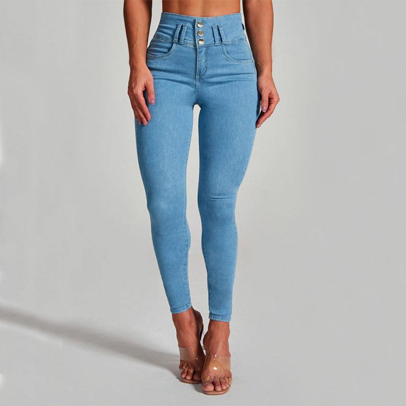 High Waist Stretchable Jeans - Hipster Collections