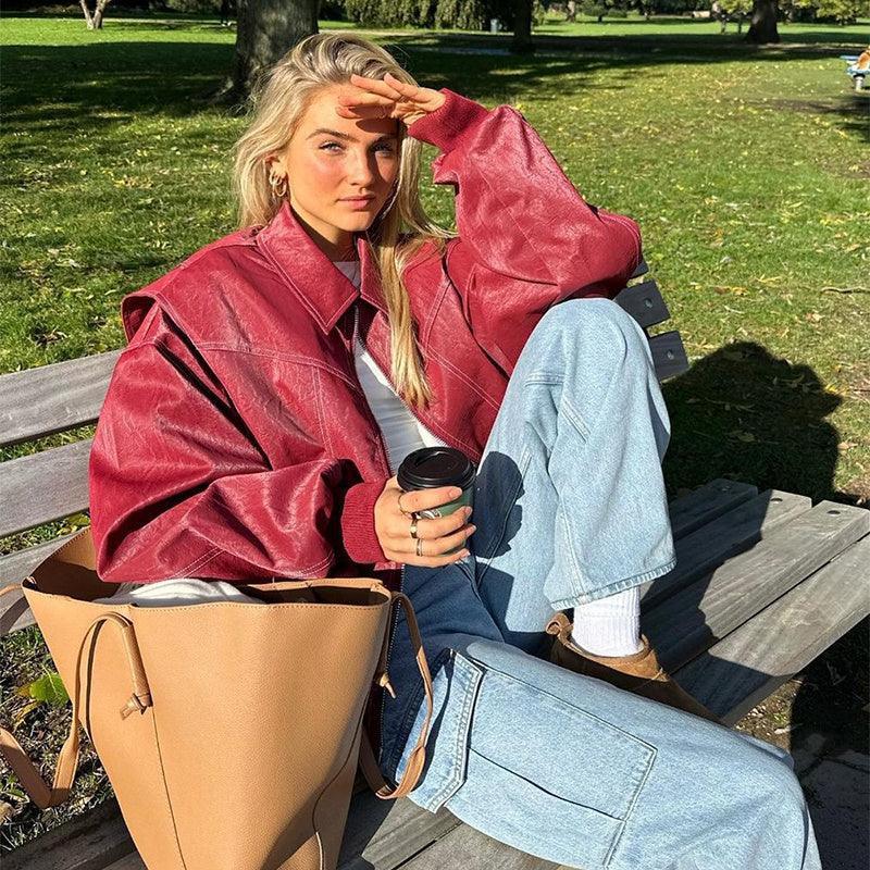 Retro Jacket Cool Stand Collar Long Sleeve Jacket - Hipster Collections