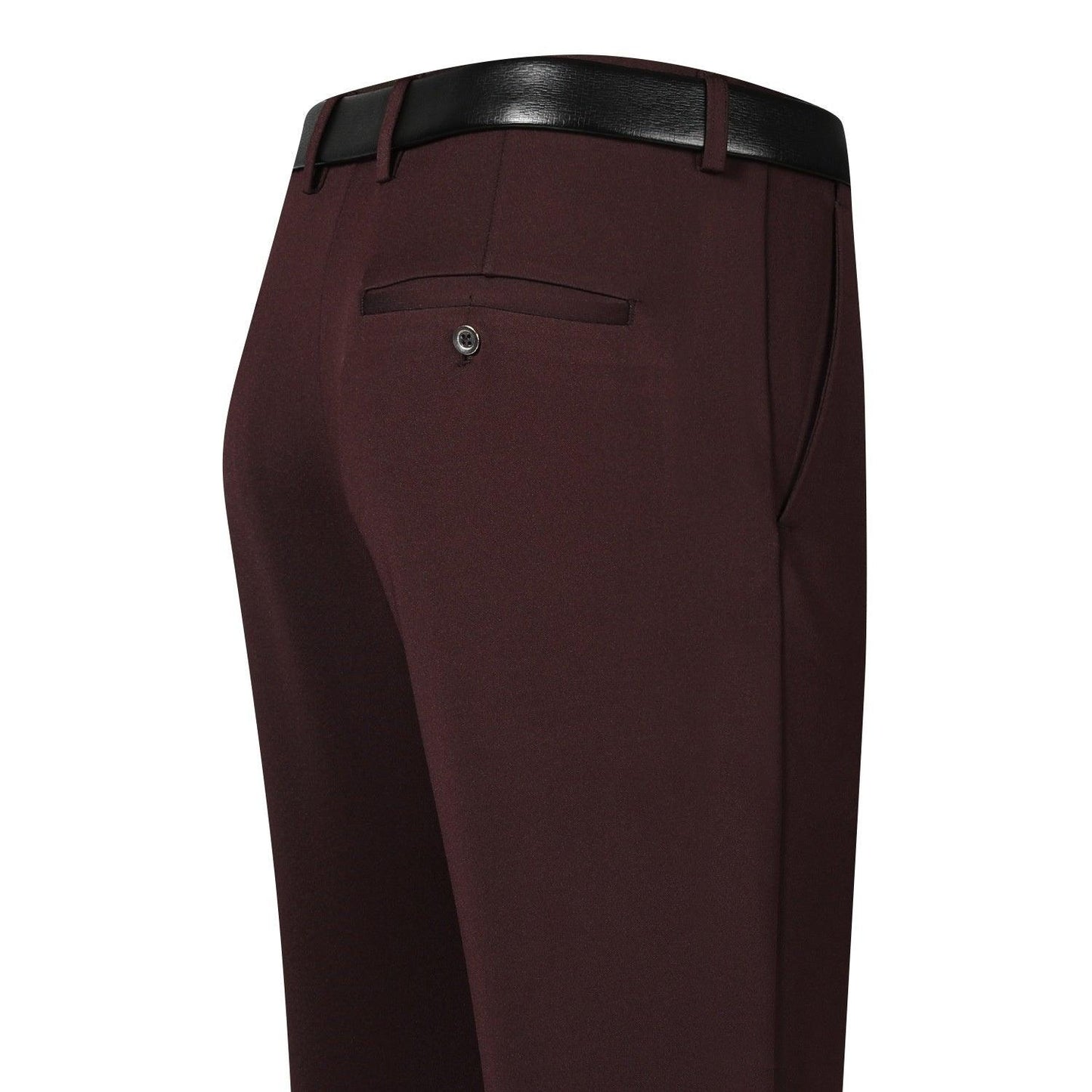 Straight Business Casual Men's Trousers Ice Silk - Hipster Collections