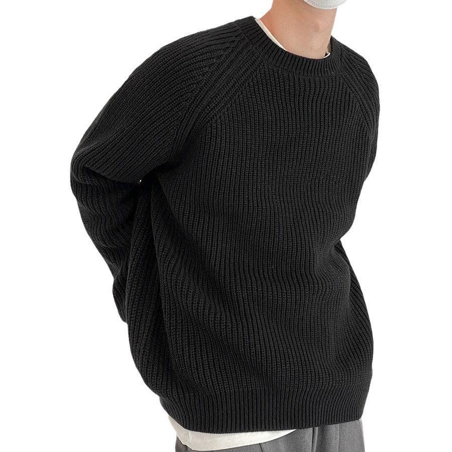 Sweater Men's Loose And Lazy Style All-matching Pullover Thickened Sweater - Hipster Collections