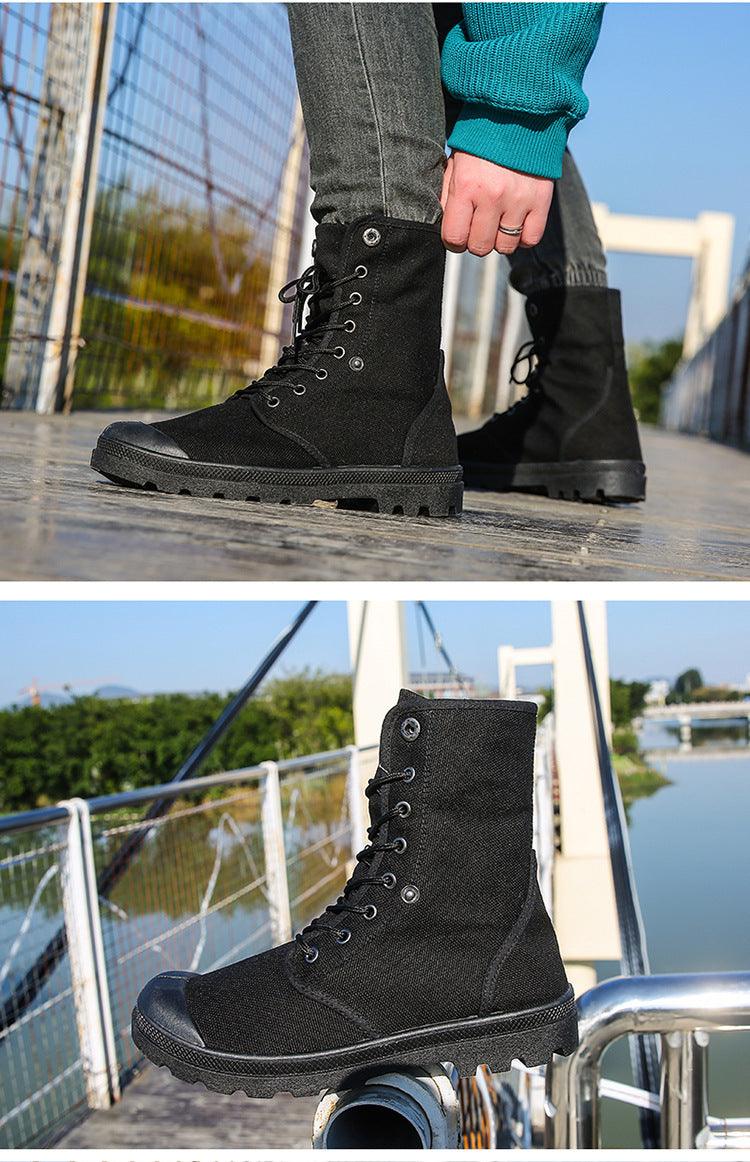 Platform High-top Canvas Flanging Martin Fashionable Sports Shoes - Hipster Collections