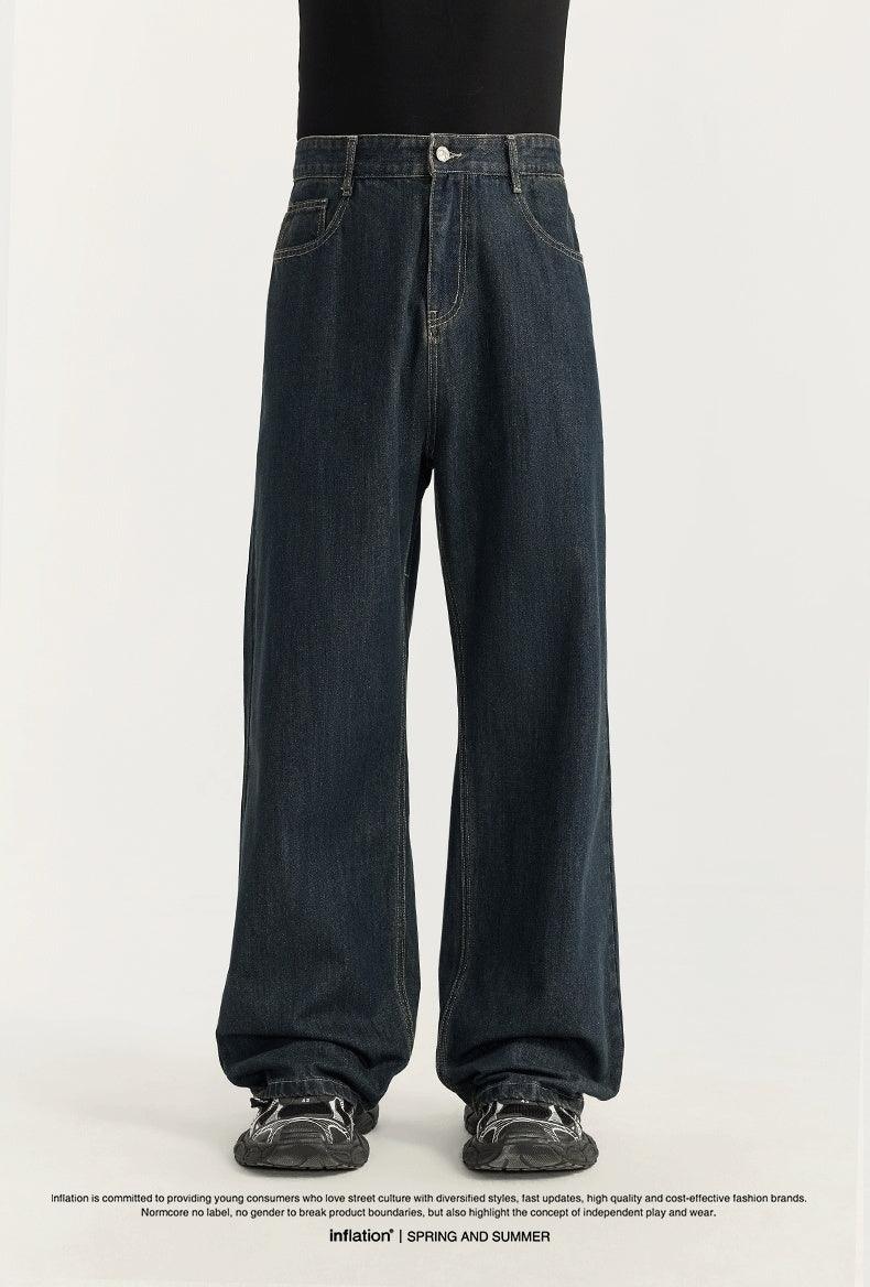 Summer Primary Color Loose Street Wide Leg Jeans - Hipster Collections