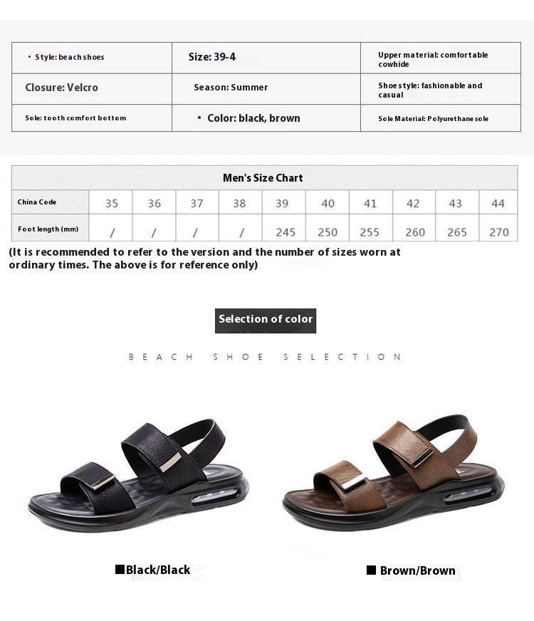 Casual Platform Beach Shoes Men's Summer Wear Dual-use - Hipster Collections