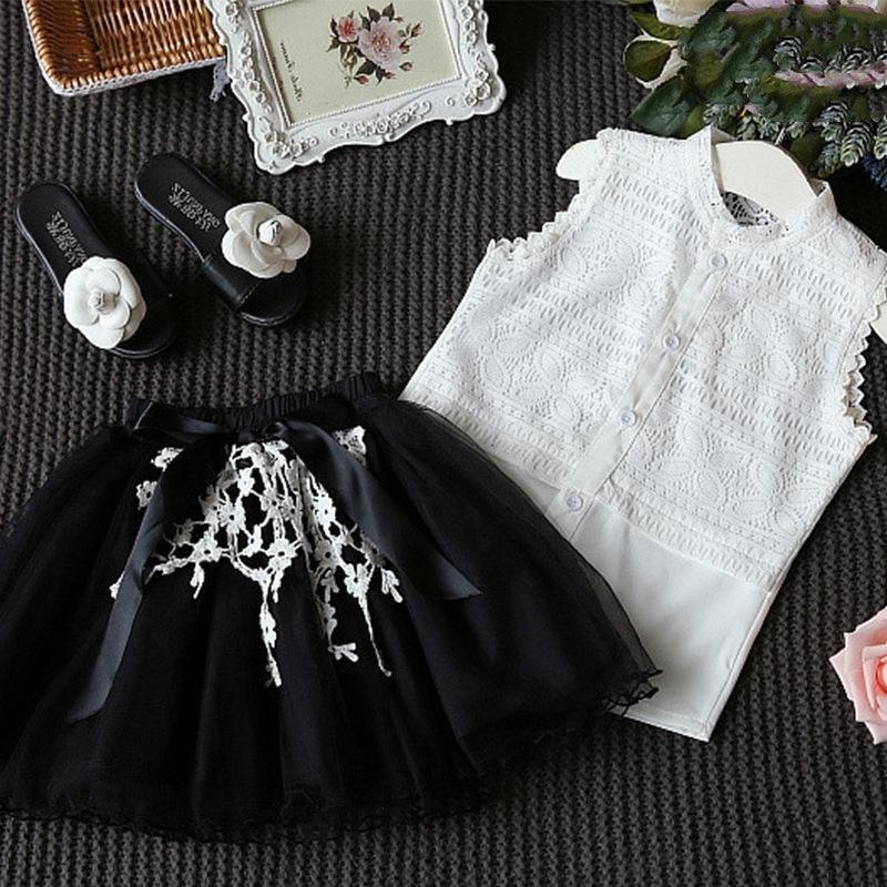 Kids Baby Girls Clothing Sets Summer TShirts Skirt Clothes - Hipster Collections