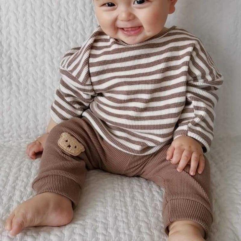 Cute And Comfortable Striped Top For Babies - Hipster Collections