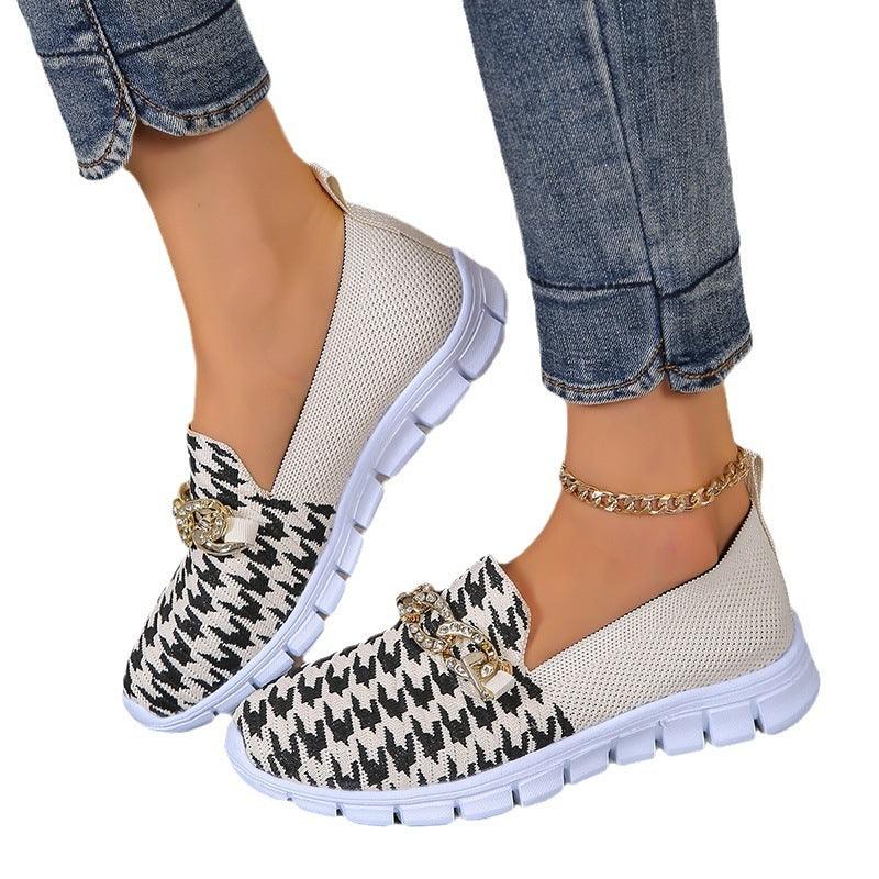 Walking Flat Shoes for Women with Breathable Loafers - Hipster Collections