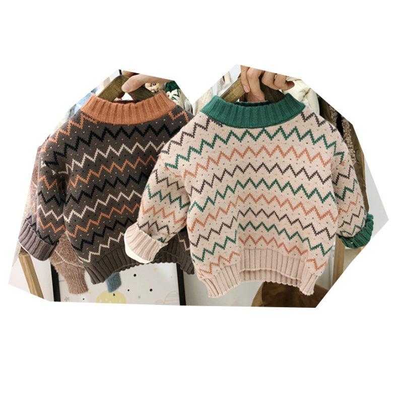 Korean Version Of Childrens Clothing Mens And Womens Baby Sweater - Hipster Collections