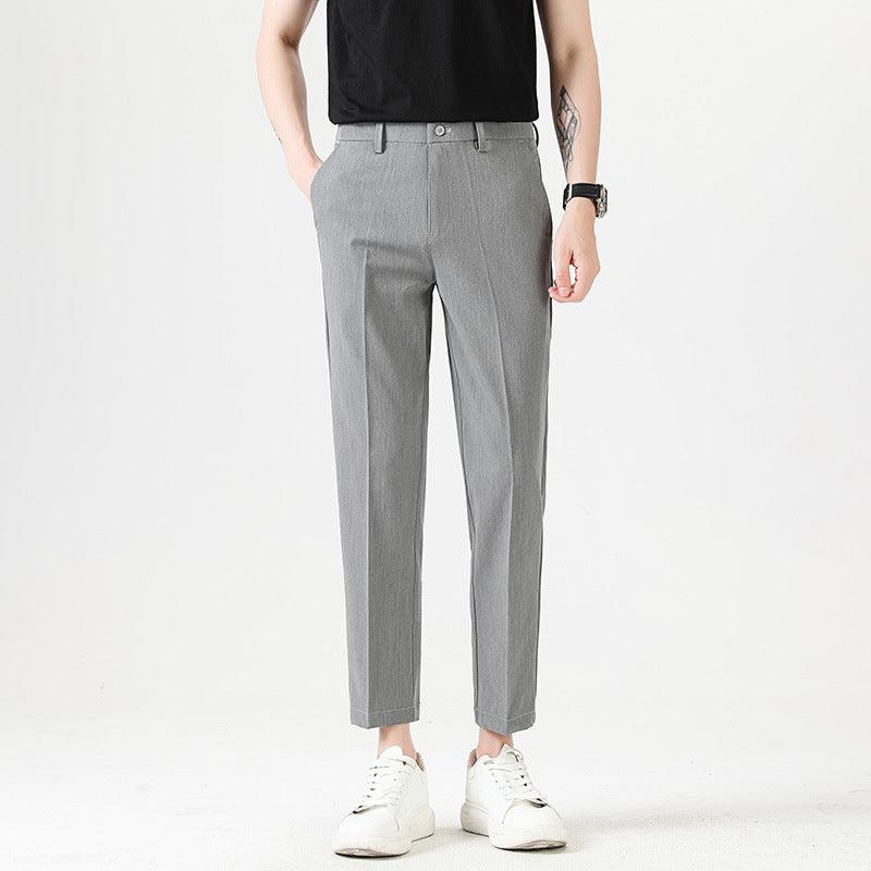 Light Luxury Men's Casual Small Trousers Stretch Pencil Pants Men's Trousers - Hipster Collections