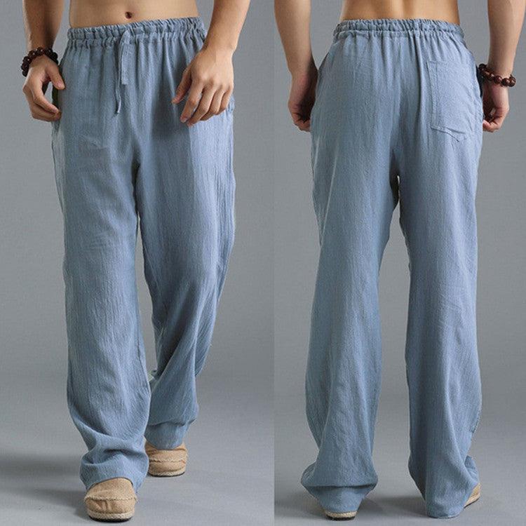 Men's Breathable Linen Loose Casual Sports Pants - Hipster Collections