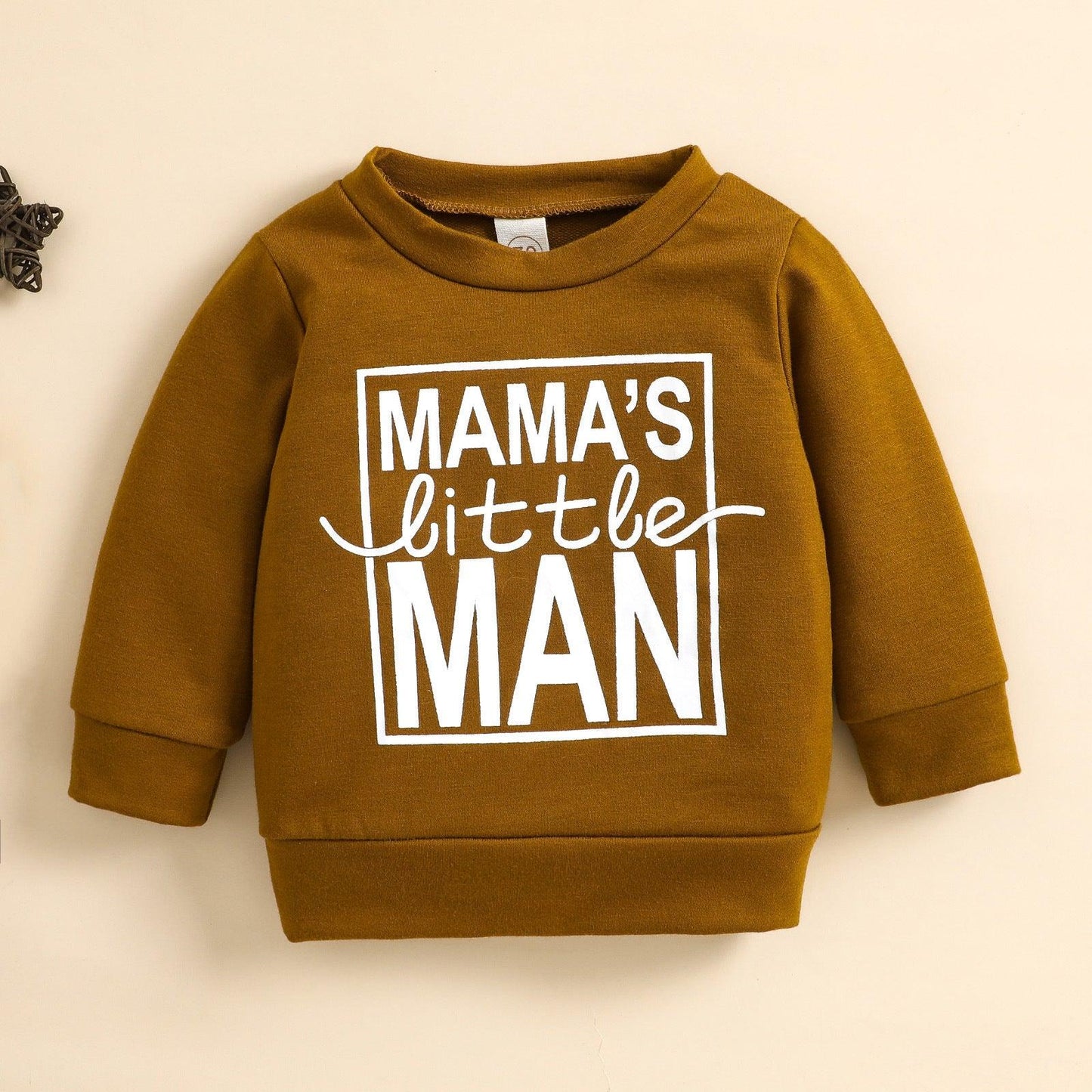 Brown Coat Newborn Baby Girl Alphabet Top - Hipster Collections