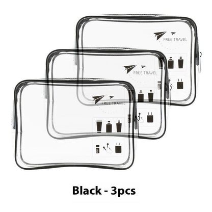 Multi-functional Transparent Travel Waterproof Portable Aviation Plastic Bag - Hipster Collections