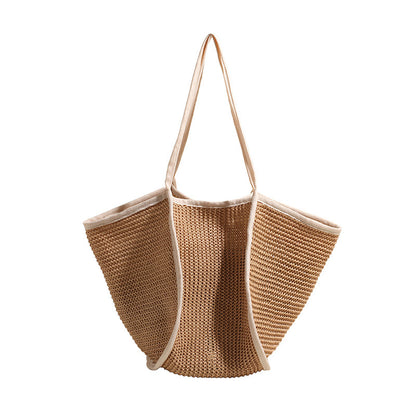 Handbag All-match One-shoulder Straw Woven - Hipster Collections