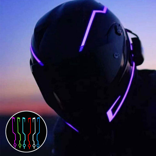 Helmet LED Strip Reflector DIY