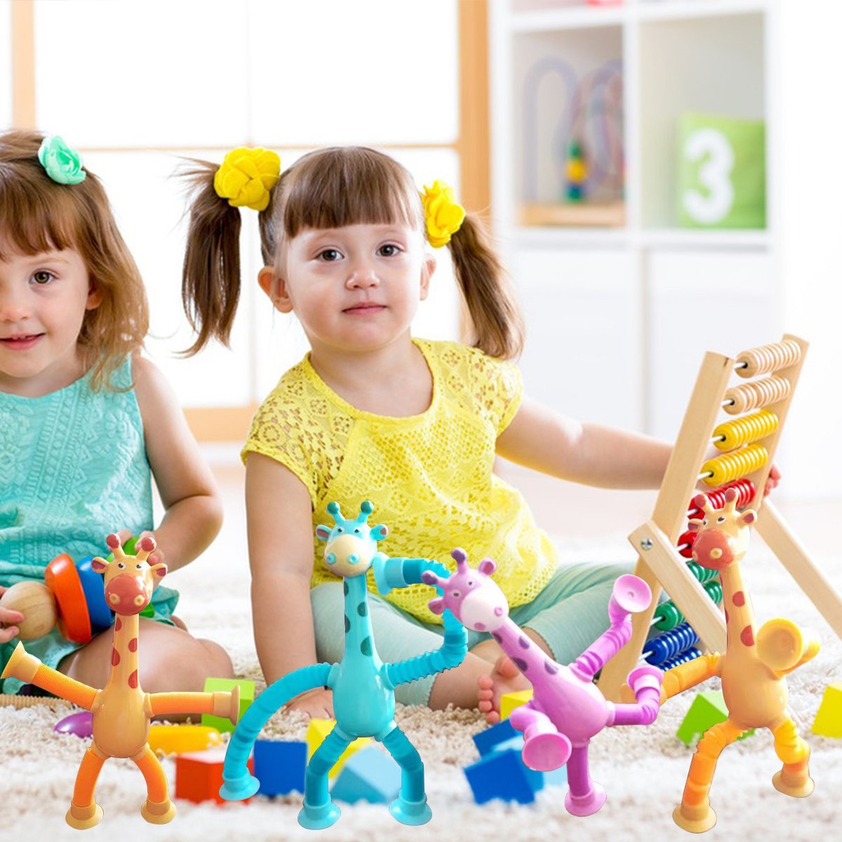 Giraffe Tubes Sensory Toys