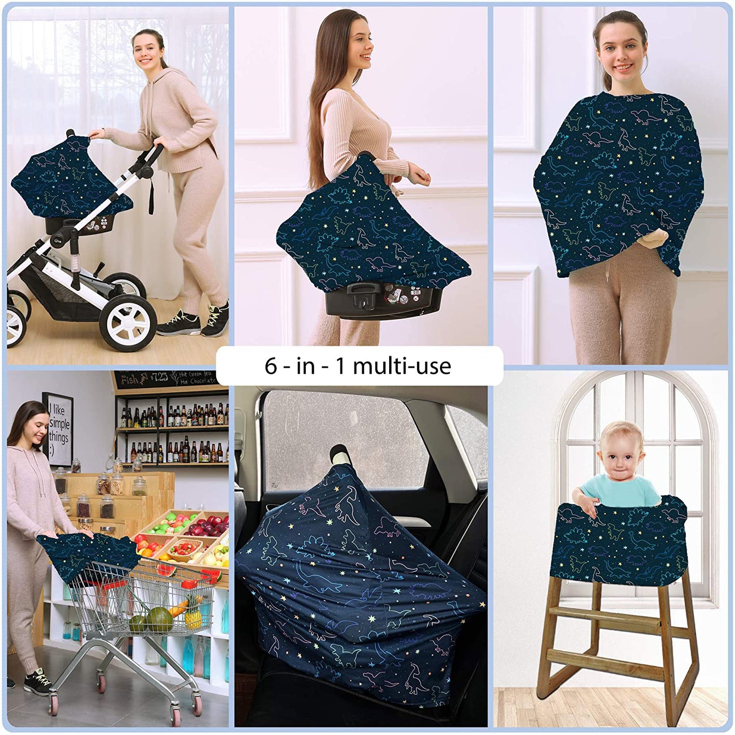 Multifunctional Baby Feeding Nursing Towel Safety Windproof Seat Visor - Hipster Collections