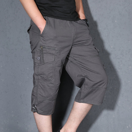 Thin Loose Shorts Cropped Trousers For Men Casual Pants - Hipster Collections