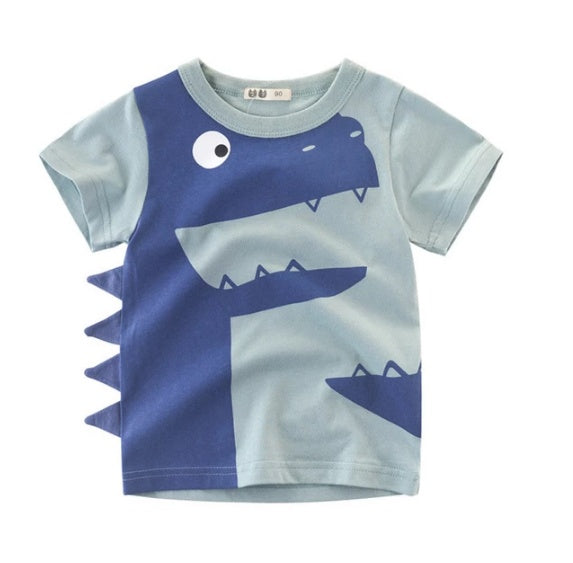 Children's Wear Summer New Korean Children's Boys Cotton T-shirt Men's Treasure In Children's Short Sleeves