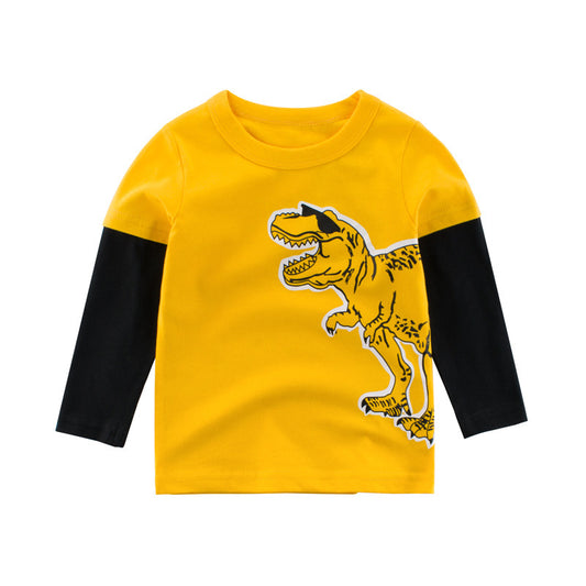 Two fake children's long sleeve t-shirts