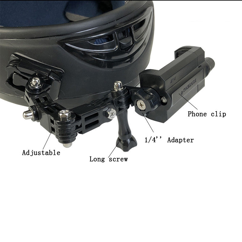 Camera Bracket for Motorcycle Helmet