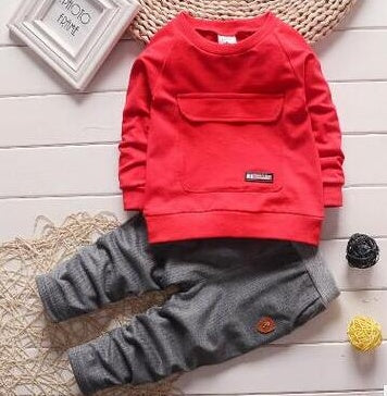 Toddler baby clothes children suit 0-3 years old suit + pants children's sportswear boys girls children's clothing brand