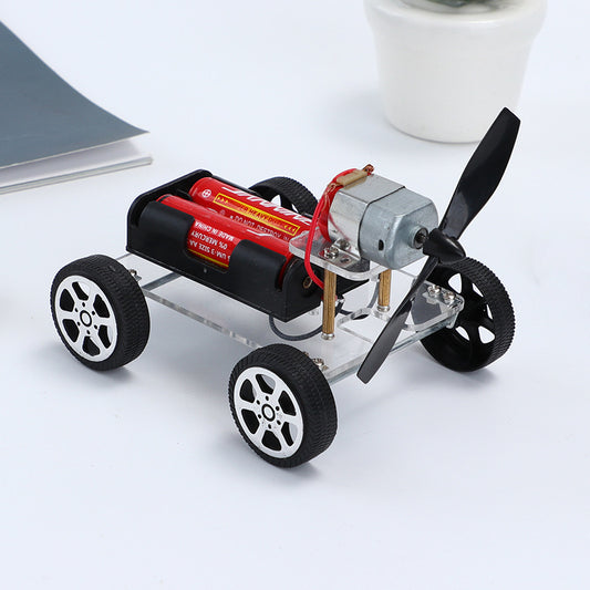 Wind Car Diy Electronic Kit Science Toys