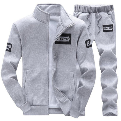 Men'S Jacket Casual Trousers Two-Piece - Hipster Collections
