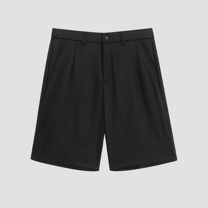 Men's Simple Solid Color Casual Cotton Linen Shorts - Hipster Collections