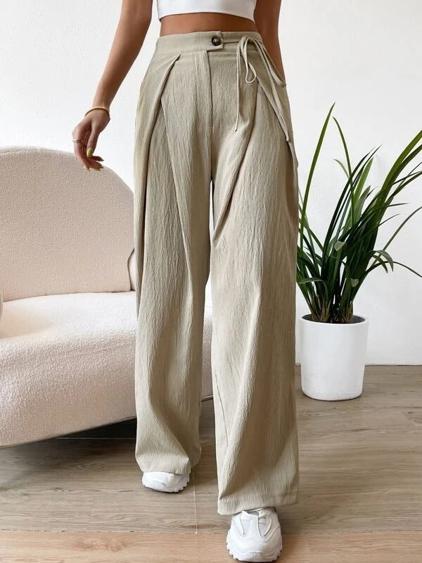 Casual Straight-leg Pants - Hipster Collections