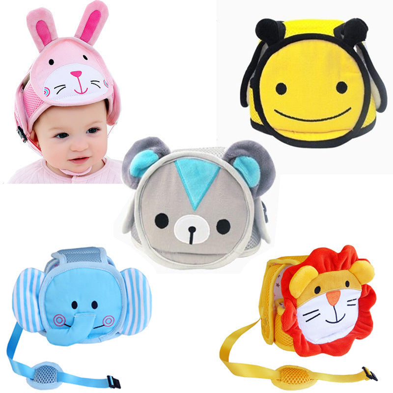 Baby Drop Protection Toddler Cartoon Breathable Safety Helmet - Hipster Collections