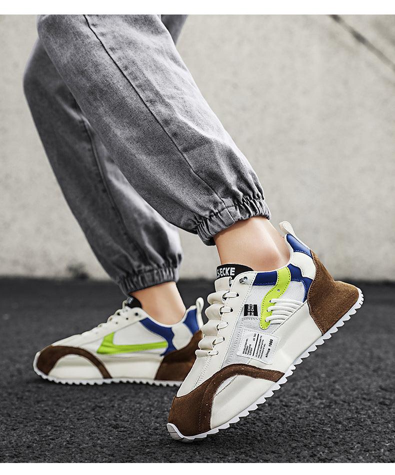 Breathable Casual Versatile Sneaker Men's Work Driving Work Platform Dad Shoes - Hipster Collections