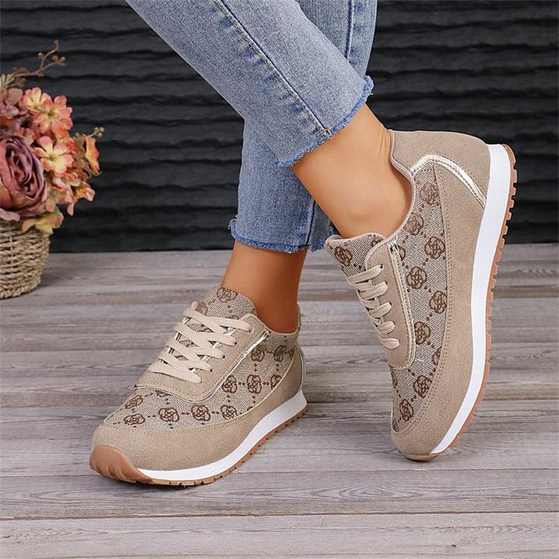 Lace-up Sneakers for Walking - Hipster Collections